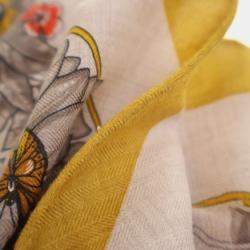 Pre Owned Hermes Jungle Love Cashmere Triangle Scarf