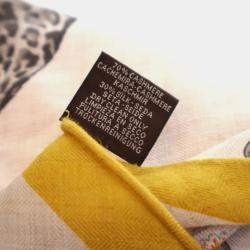 Pre Owned Hermes Jungle Love Cashmere Triangle Scarf