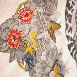 Pre Owned Hermes Jungle Love Cashmere Triangle Scarf