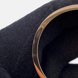 Pre Owned Hermes Mini Clic Chaine D'Ancre Bracelet Size Pm Orange/Gold Metal Enamel