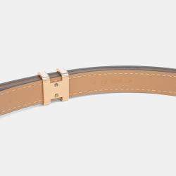 Pre Owned Hermes Pop H Leather  Belt