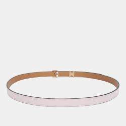 Pre Owned Hermes Pop H Leather  Belt