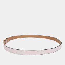 Pre Owned Hermes Pop H Leather  Belt