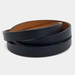 Pre Owned Hermes Leather Harpy 3 Strap Bracelet
