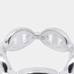 Pre Owned Hermes Chaine D'Ancre Anchene Ring Size PM  Sv925