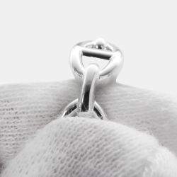 Pre Owned Hermes Chaine D'Ancre Anchene Ring Size PM  Sv925