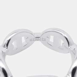 Pre Owned Hermes Chaine D'Ancre Anchene Ring Size PM  Sv925