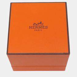 Pre Owned Hermes Caba Cityslide Clutchertige Ring Size 54/#14 Sv925