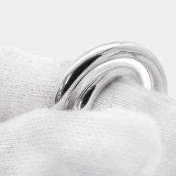 Pre Owned Hermes Caba Cityslide Clutchertige Ring Size 54/#14 Sv925