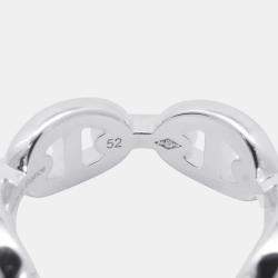 Pre Owned Hermes Chaine D'Ancre Anchene Ring  Sv925