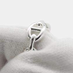 Pre Owned Hermes Chaine D'Ancre Anchene Ring  Sv925