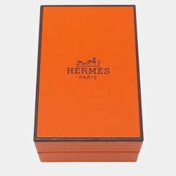Pre Owned Hermes Chaine D'Ancre Earrings Size Mm Sv925