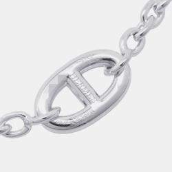 Pre Owned Hermes Farandole Silver 925 Necklace 31.5"