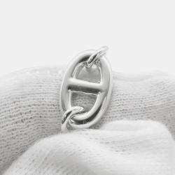 Pre Owned Hermes Farandole Silver 925 Necklace 31.5"