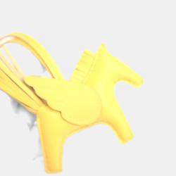 Pre Owned Hermes Jaune De Naples Milo Lambskin Pegase Rodeo PM