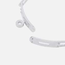 Pre Owned Hermes Kelly Chaine Single Tour Bracelet Size 15 Sv925