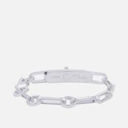 Pre Owned Hermes Kelly Chaine Single Tour Bracelet Size 15 Sv925
