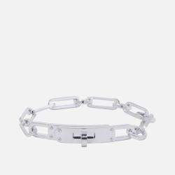 Pre Owned Hermes Kelly Chaine Single Tour Bracelet Size 15 Sv925