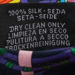 مملوكة مسبقًا وشاح هيرمس حرير تويلي غراند مانيج متعدد الألوان