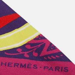 Pre Owned Hermès Multicolor Silk Twilly