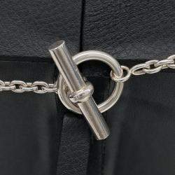 Pre Owned Hermes silver chandelier necklace