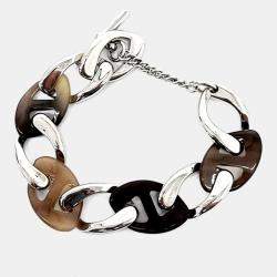 Pre Owned Hermes Chain Horn Bracelet