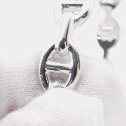 Pre Owned Hermes Chaine D'Ancre Bangle Size Sh Sv925