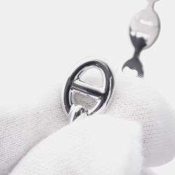 Pre Owned Hermes Chaine D'Ancre Bangle Size Sh Sv925