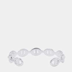 Pre Owned Hermes Chaine D'Ancre Bangle Size Sh Sv925