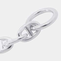 Pre Owned Hermes Chaine D'Ancre Necklace Size Pm/43 Frames Sv925