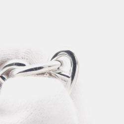 Pre Owned Hermes Chaine D'Ancre Necklace Size Pm/43 Frames Sv925