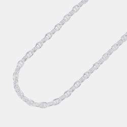 Pre Owned Hermes Chaine D'Ancre Necklace Size Pm/43 Frames Sv925