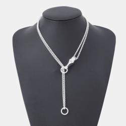 Pre Owned Hermes Gallop Necklace Sv925