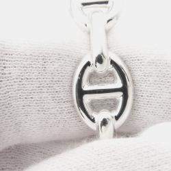 مملوكة مسبقًا Hermes Chaine D'Ancre Bangle Size LG Sv925