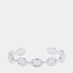 مملوكة مسبقًا Hermes Chaine D'Ancre Bangle Size LG Sv925