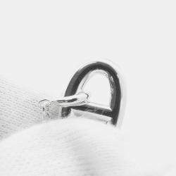 Pre Owned Hermes Chaine D'Ancre Farandole Earrings Size MM Sv925