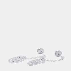 Pre Owned Hermes Chaine D'Ancre Farandole Earrings Size MM Sv925