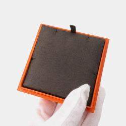 Pre Owned Hermes Chaine D'Ancre Mini Punk Earrings 18K Pink Gold