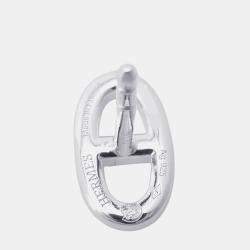 Pre Owned Hermes Chaine D'Ancre Farandole Earrings Size TPM Sv925
