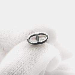 Pre Owned Hermes Chaine D'Ancre Farandole Earrings Size TPM Sv925