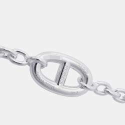 Pre Owned Hermes Chaine D'Ancre Farandole Necklace Size 80 Sv925