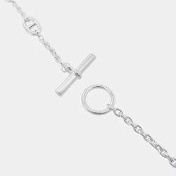 Pre Owned Hermes Chaine D'Ancre Farandole Necklace Size 80 Sv925