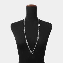 Pre Owned Hermes Chaine D'Ancre Farandole Necklace Size 80 Sv925