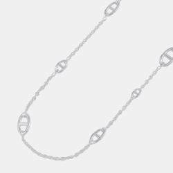 Pre Owned Hermes Chaine D'Ancre Farandole Necklace Size 80 Sv925