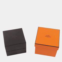 Pre Owned Hermes Diamond Chaine D'Ancre Contour Bracelet Size Sth122404B 00 18K Pink Gold