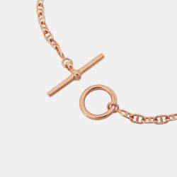 مملوكة مسبقًا Hermes New Farandole Bracelet Size SH 18K Pink Gold