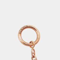 Pre Owned Hermes New Farandole Bracelet Size LG 18K Pink Gold