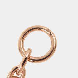 Pre Owned Hermes Chaine D'Ancre Bracelet 26 Frames Size TPM 18K Pink Gold