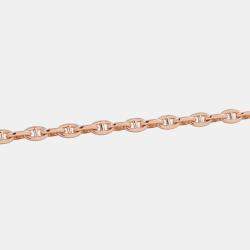 Pre Owned Hermes Chaine D'Ancre Bracelet 26 Frames Size TPM 18K Pink Gold