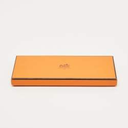 Pre Owned Hermès Pink/Orange Silk Mythiques Phoenix Square Scarf 